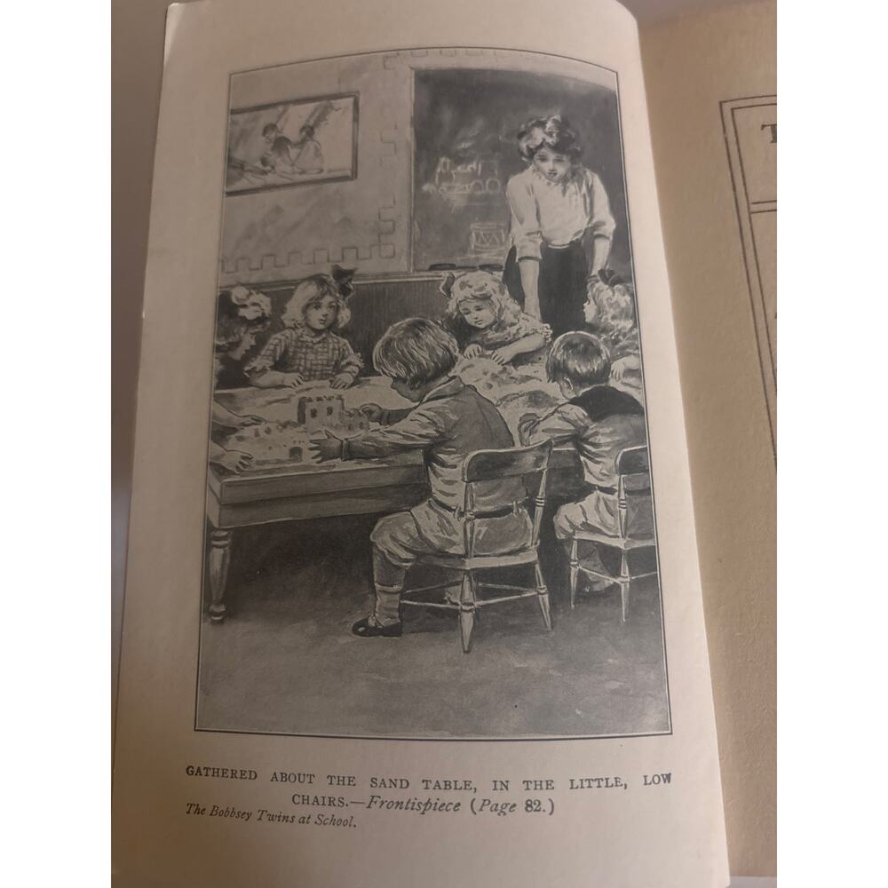 The Bobbsey Twins at School #4 Illustrated 1913 Story Grosset & Dunlap Books - Picture 7 of 14